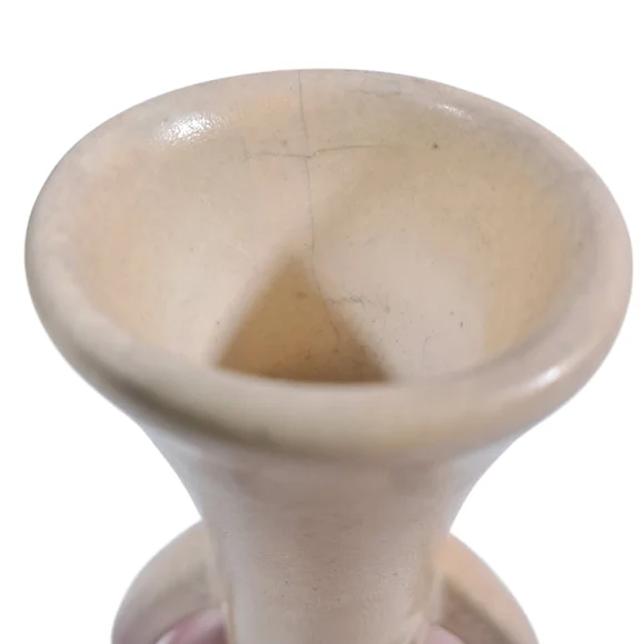 Vintage Hull Orchid Bud Vase Art Pottery Pink Yellow READ - Picture 7 of 9